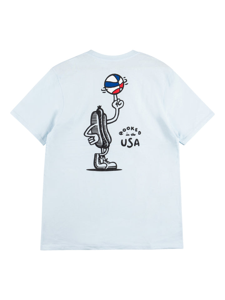 Playera Champion Classic Graphic Tee Azul para Hombre