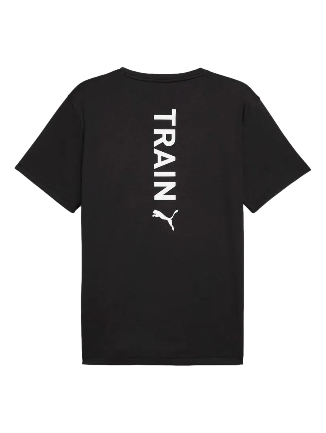 Playera Puma Graphics Training Vertical Logo Negro para Hombre