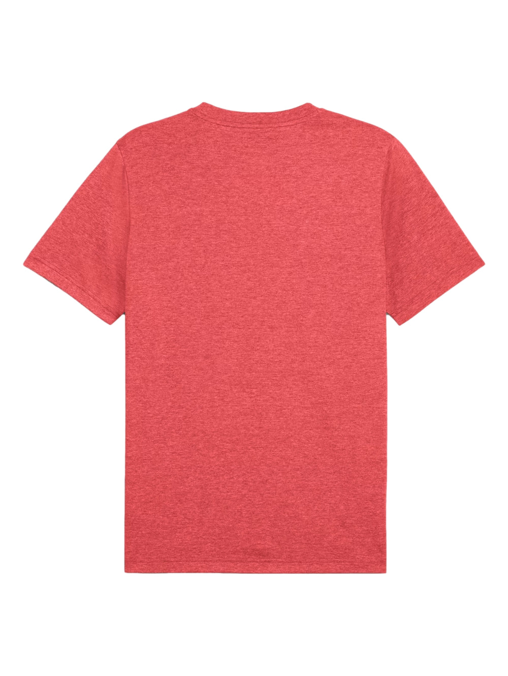 Playera deportiva PUMA de color rojo con logotipo blanco en el pecho y cuello redondo.