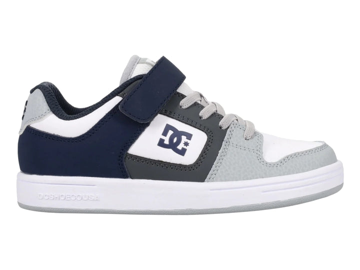 Tenis DC Shoes Manteca 4 V Azul Marino y Gris para Niño