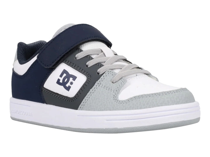 Tenis DC Shoes Manteca 4 V Azul Marino y Gris para Niño