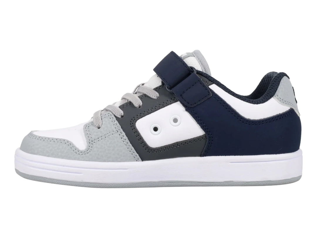 Tenis DC Shoes Manteca 4 V Azul Marino y Gris para Niño