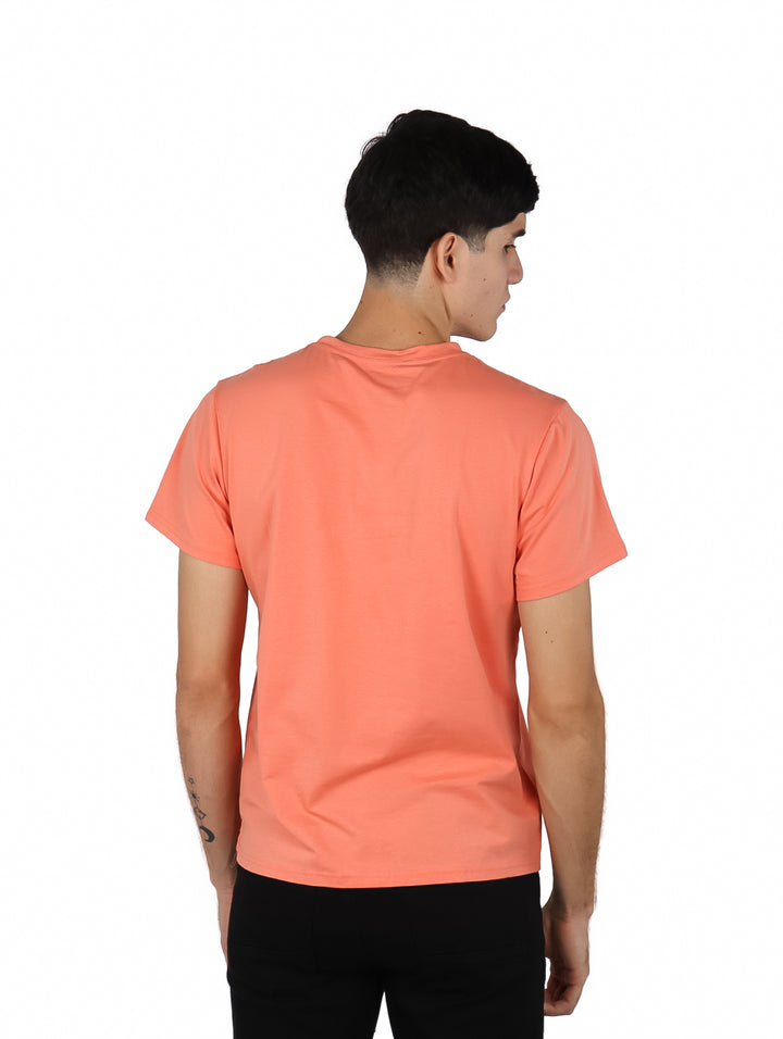 Playera NYD Jeans Color Coral para Hombre