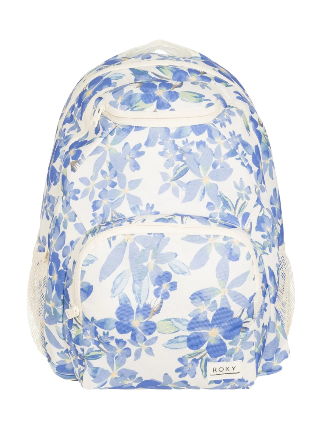 Mochila Roxy Shadow Swell Printed Floral Blanco y Azul