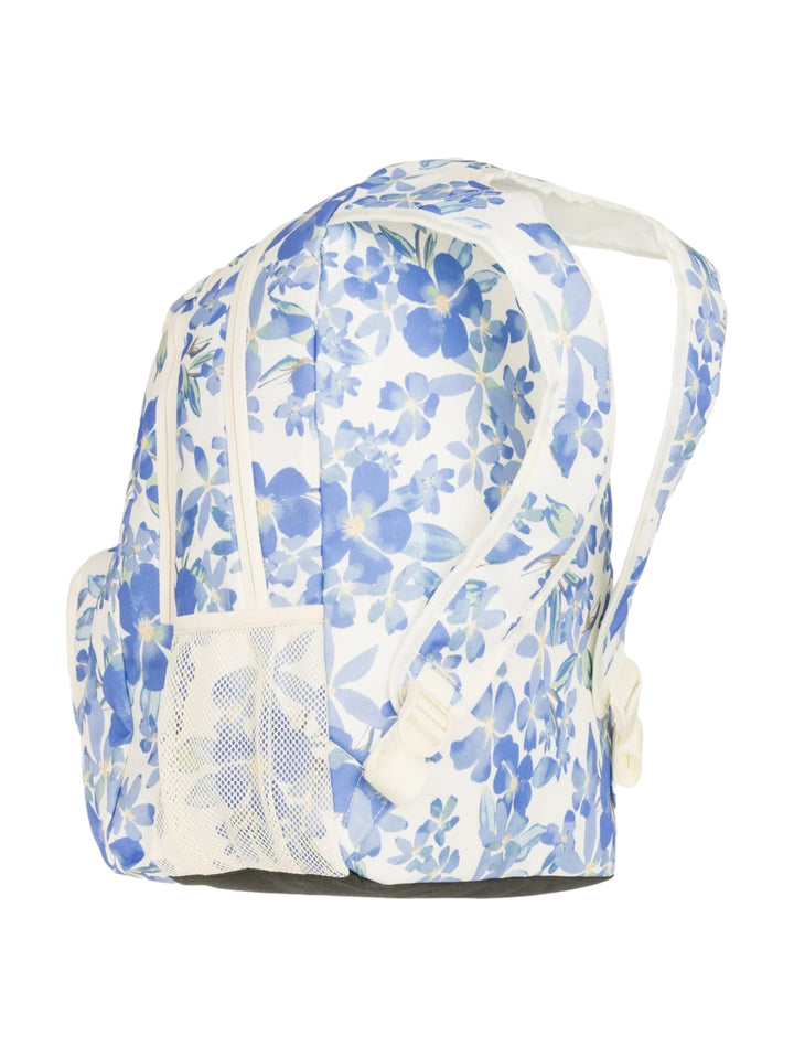 Mochila Roxy Shadow Swell Printed Floral Blanco y Azul