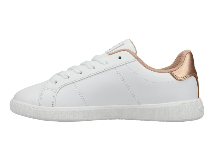 Tenis Champion Pure V2 Blanco y Oro Rosa para Mujer