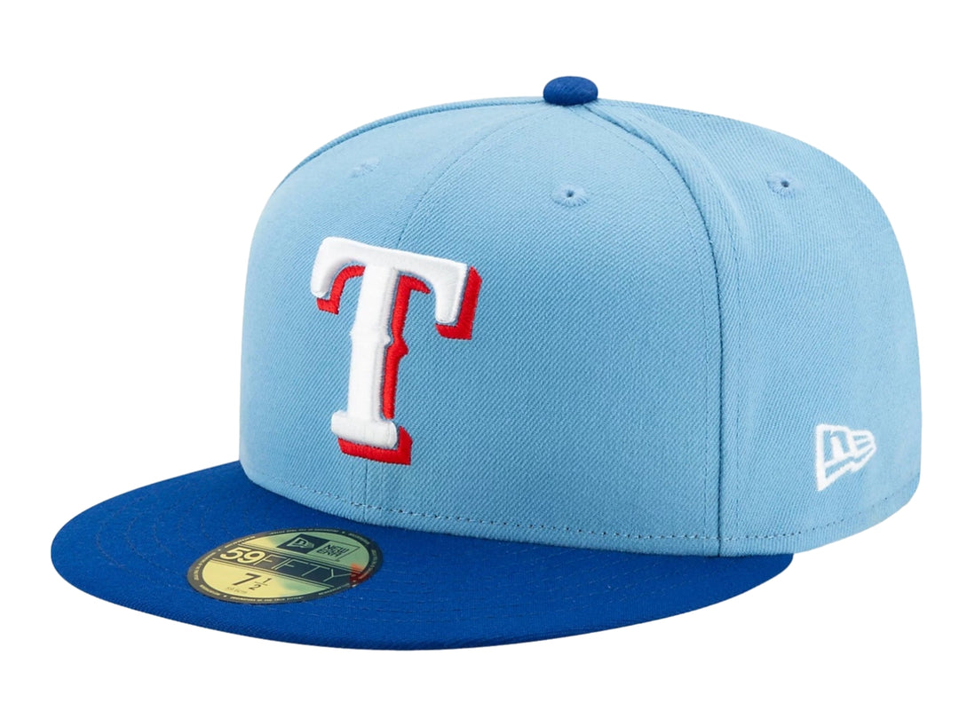 Gorra New Era Texas Rangers Azul Cielo para Hombre