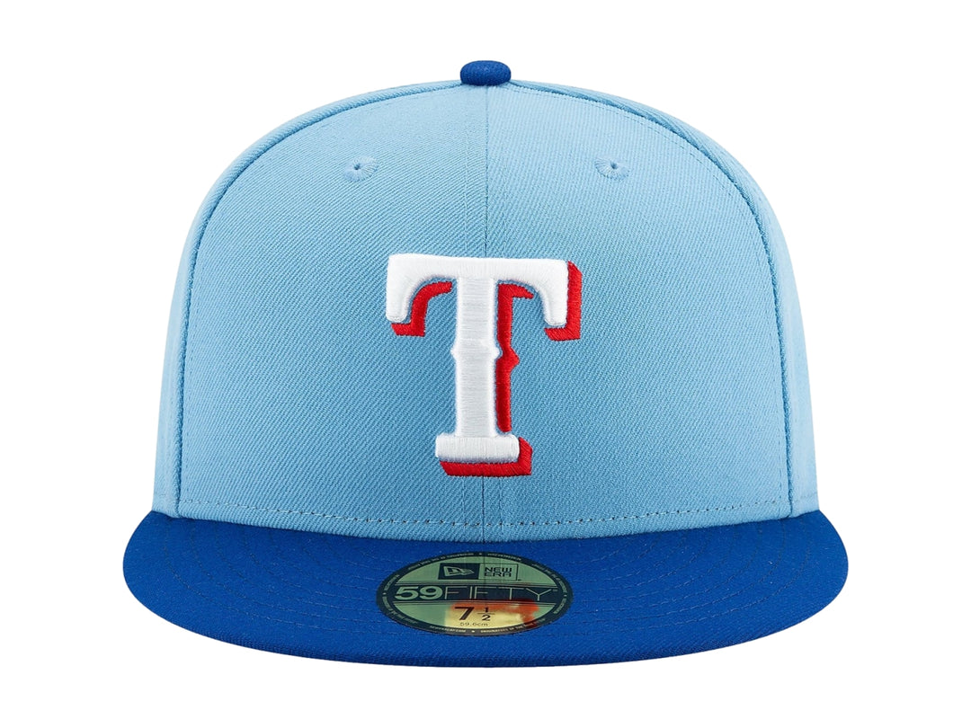 Gorra New Era Texas Rangers Azul Cielo para Hombre