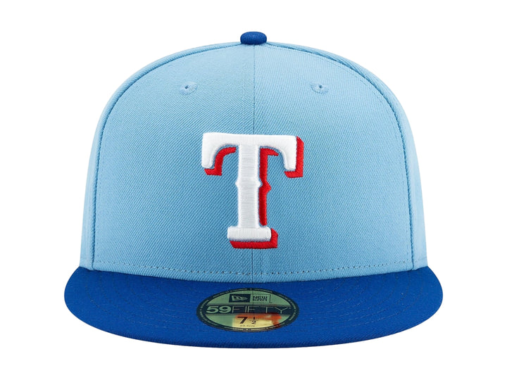 Gorra New Era Texas Rangers Azul Cielo para Hombre