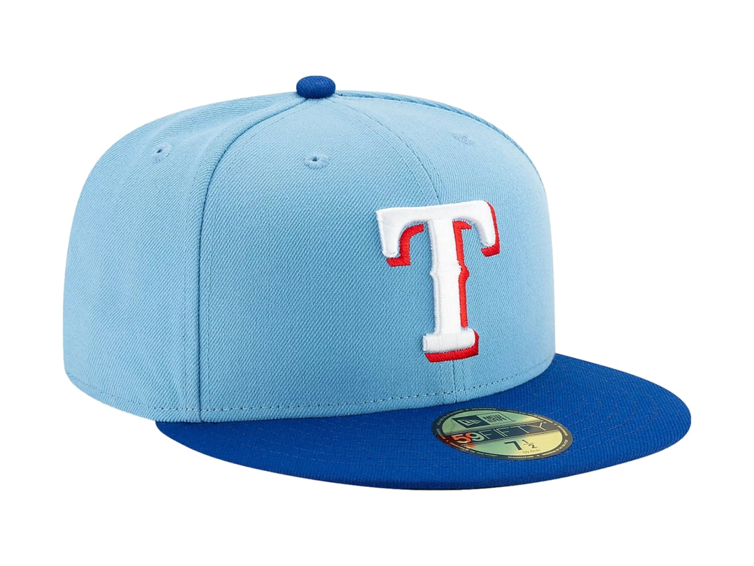 Gorra New Era Texas Rangers Azul Cielo para Hombre