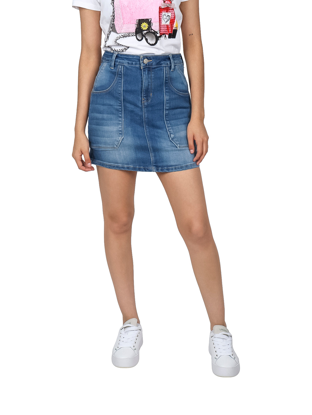 Falda de Mezclilla Furor Color Stone para Mujer