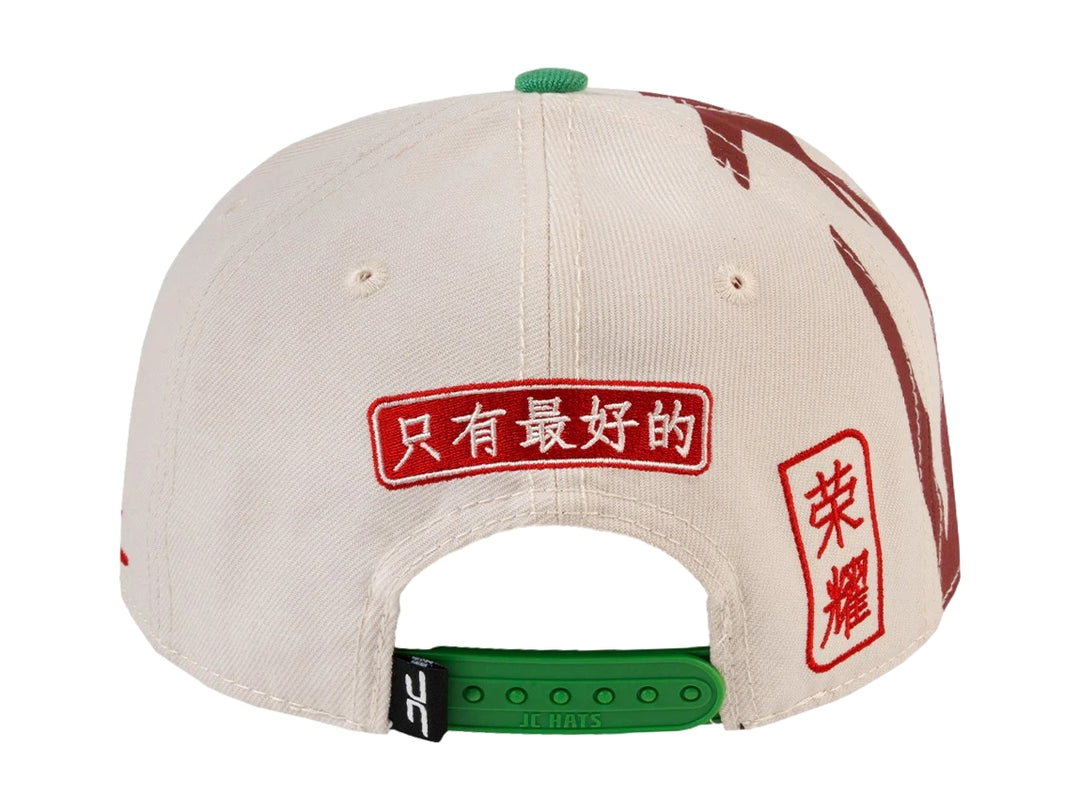 Gorra JC Hats Glory Beige y Verde para Hombre