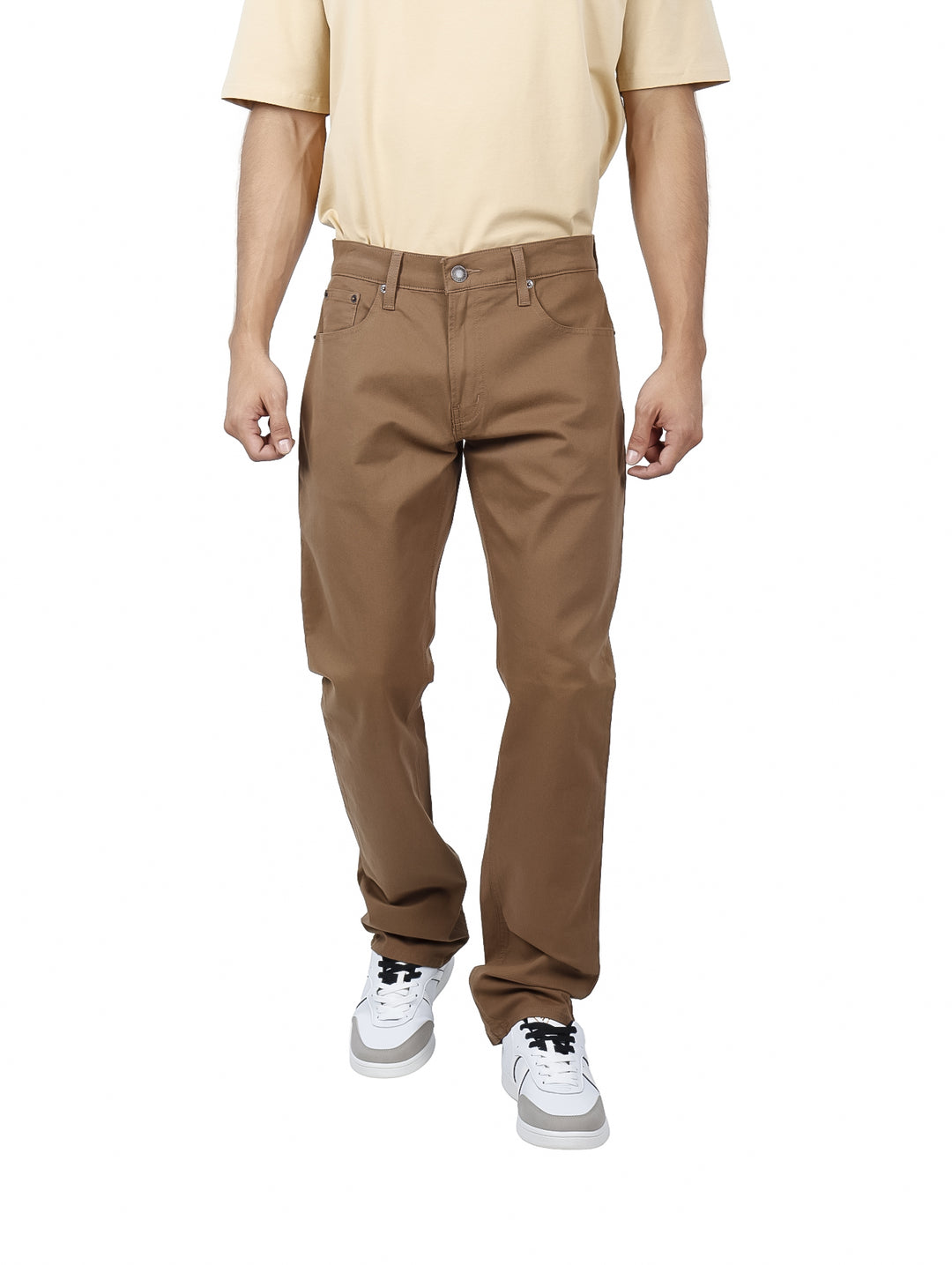 Pantalón de Gabardina OGGI Color Tabaco para Hombre