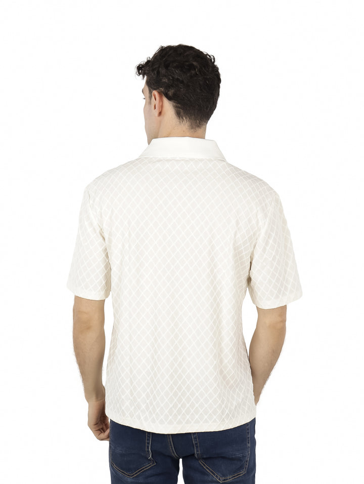 Playera Polo Barabas Color Bone para Hombre
