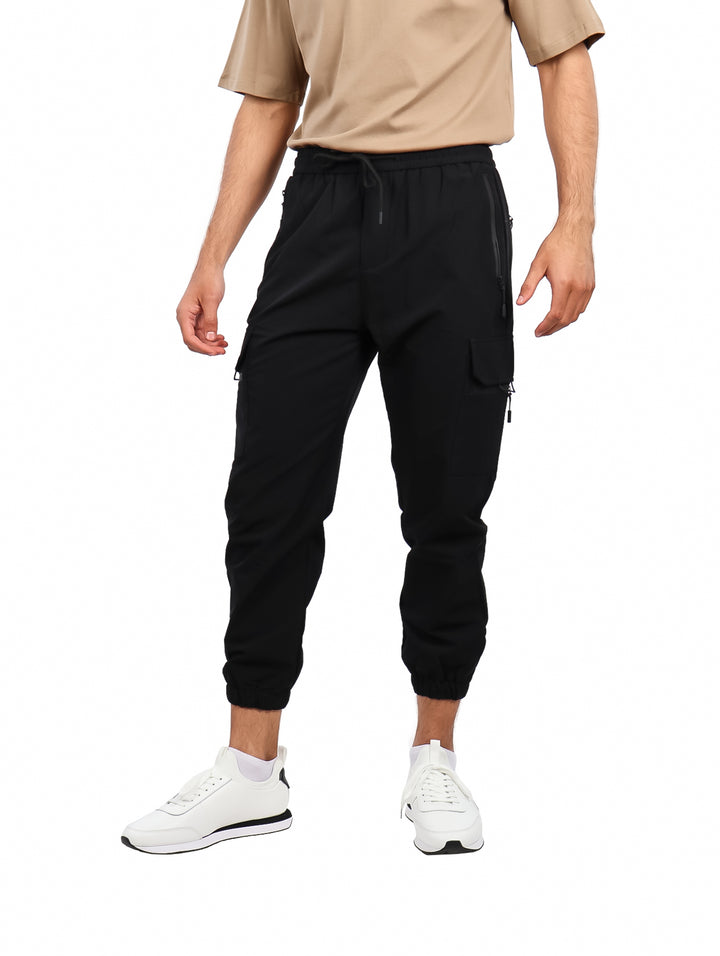 Pantalón Jogger Cargo ATOK Negro para Hombre