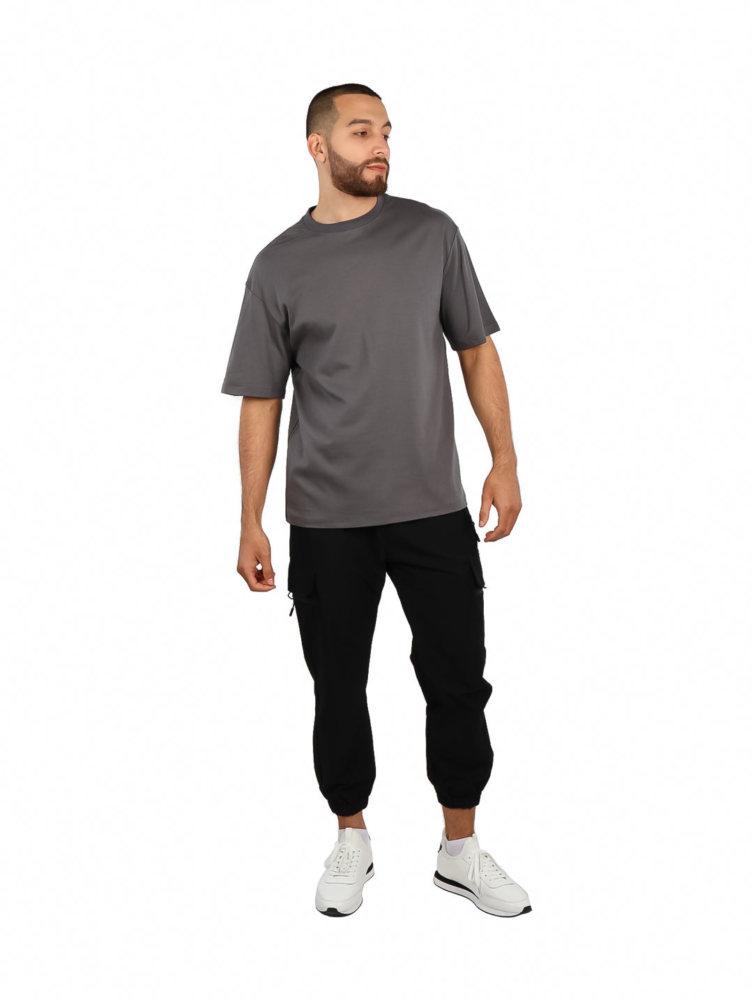 Playera Básica ATOK Gris para Hombre