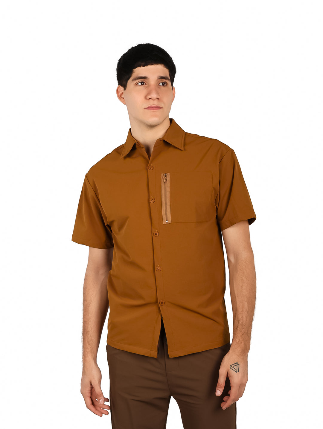 Camisa ATOK Color Coffee para Hombre