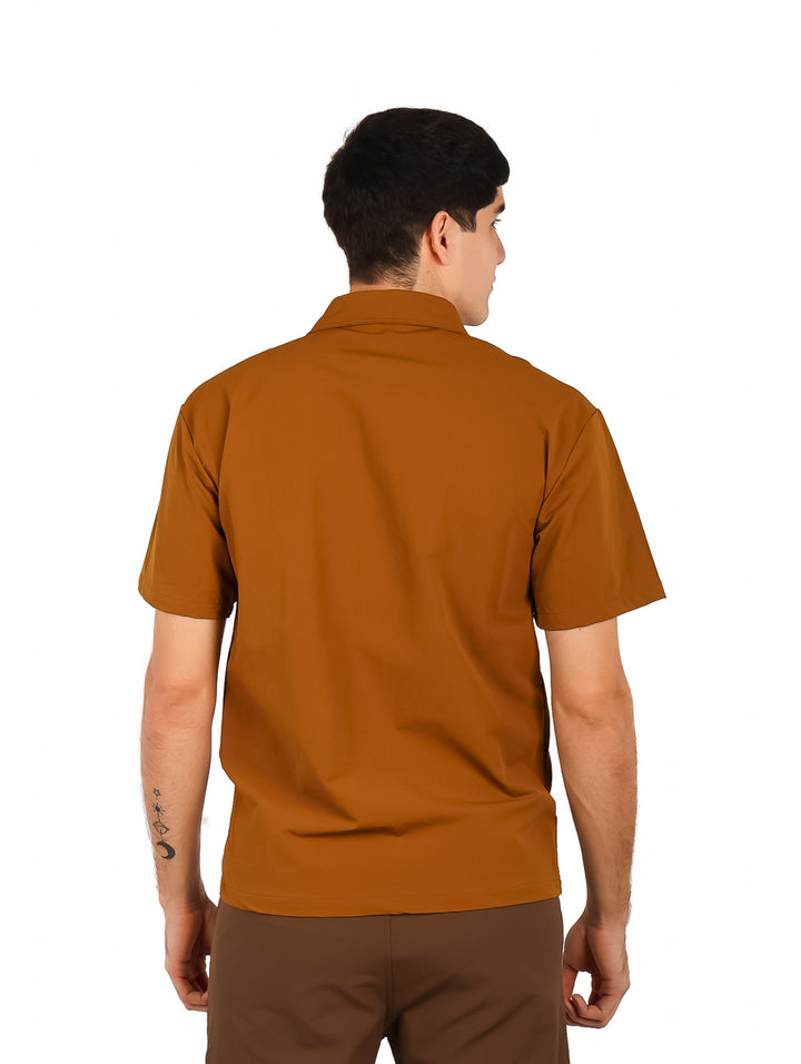 Camisa ATOK Color Coffee para Hombre
