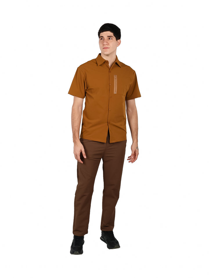 Camisa ATOK Color Coffee para Hombre