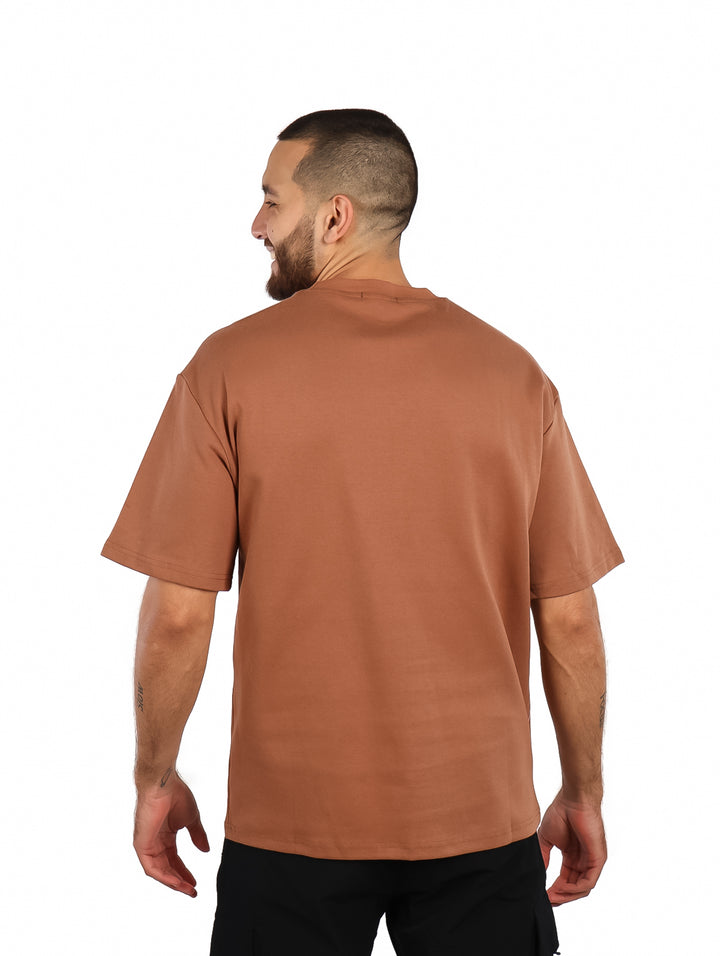 Playera Básica ATOK Color Coffee para Hombre