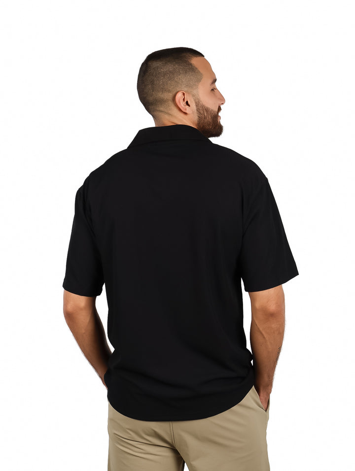 Playera Polo ATOK Negro para Hombre