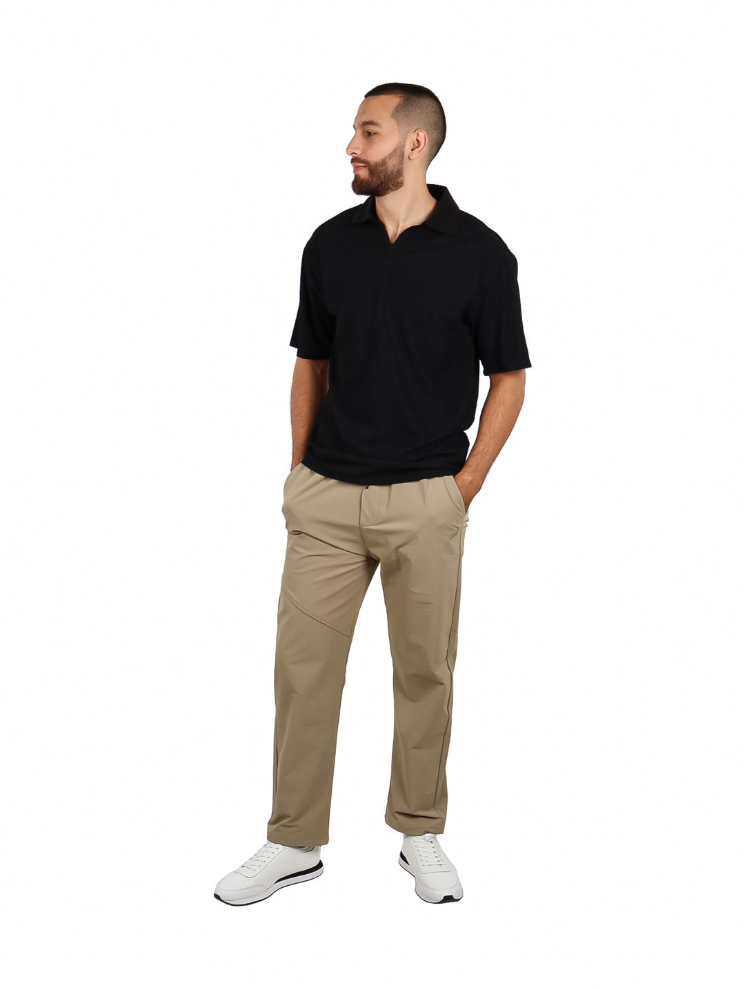 Playera Polo ATOK Negro para Hombre
