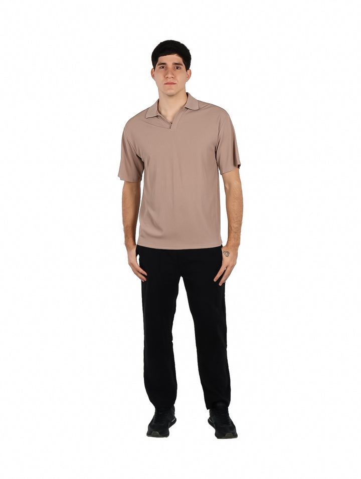 Playera Polo ATOK Gris para Hombre