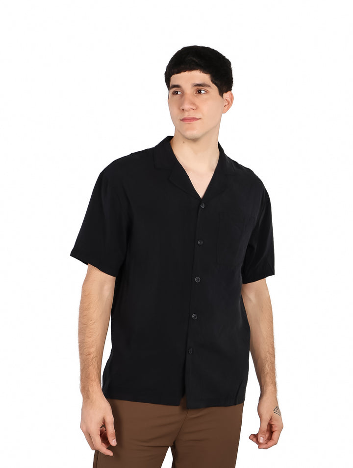Camisa Básica ATOK Negro para Hombre