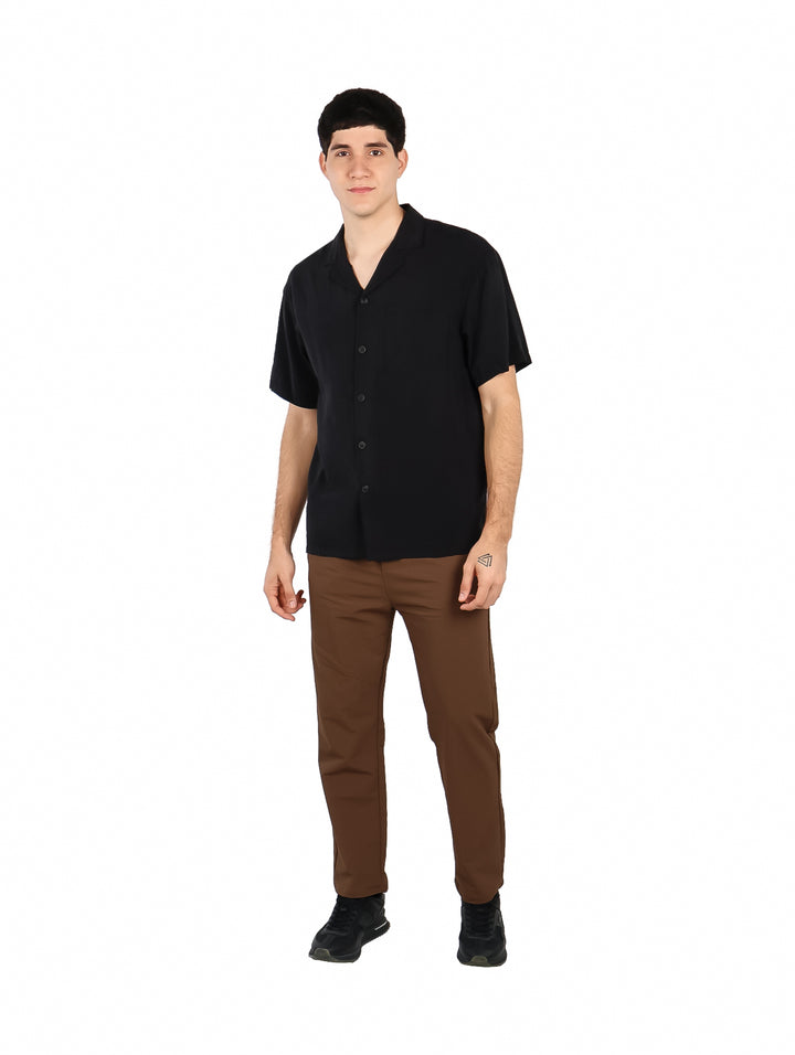 Camisa Básica ATOK Negro para Hombre