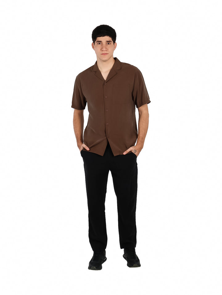 Camisa ATOK Color Coffee para Hombre
