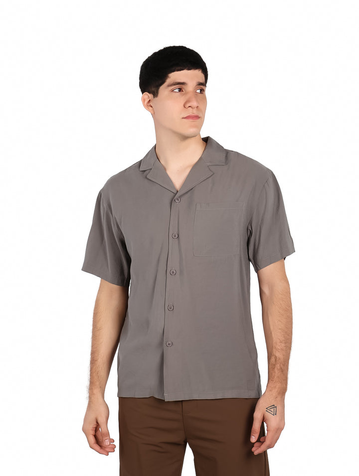 Camisa Básica ATOK Gris para Hombre