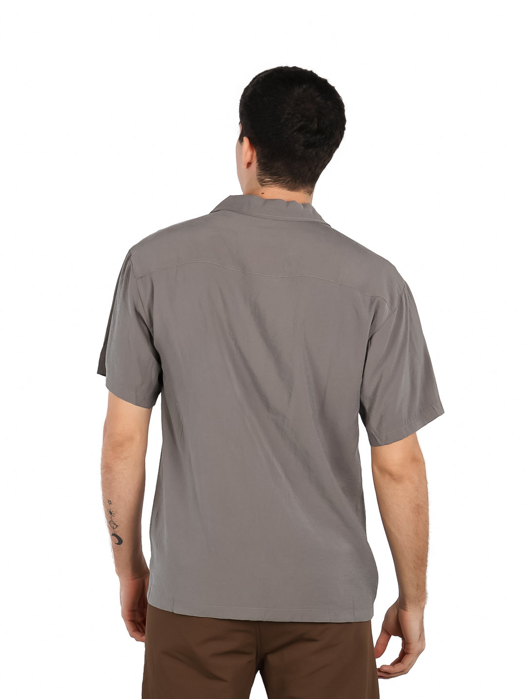 Camisa Básica ATOK Gris para Hombre