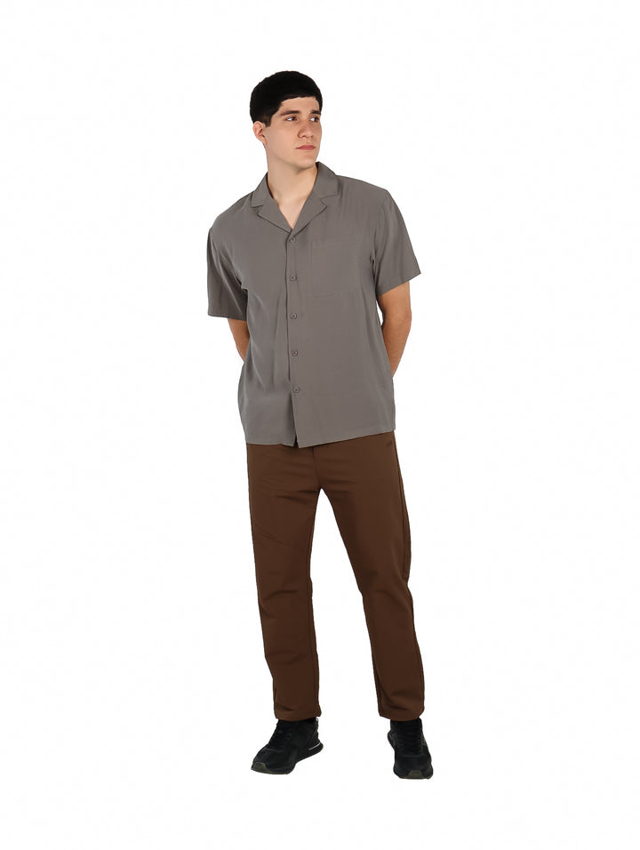 Camisa Básica ATOK Gris para Hombre