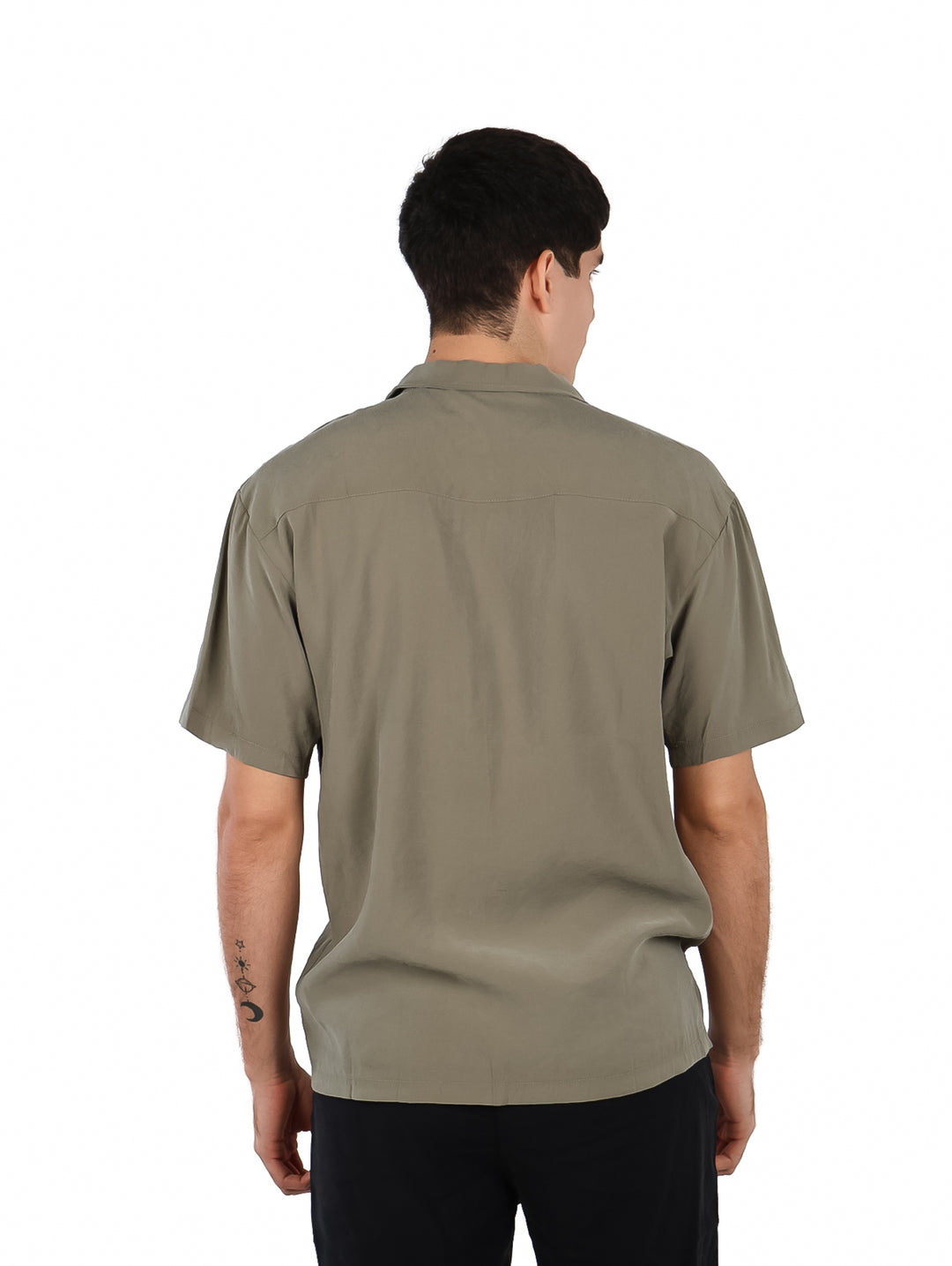 Camisa ATOK Color Verde Militar para Hombre