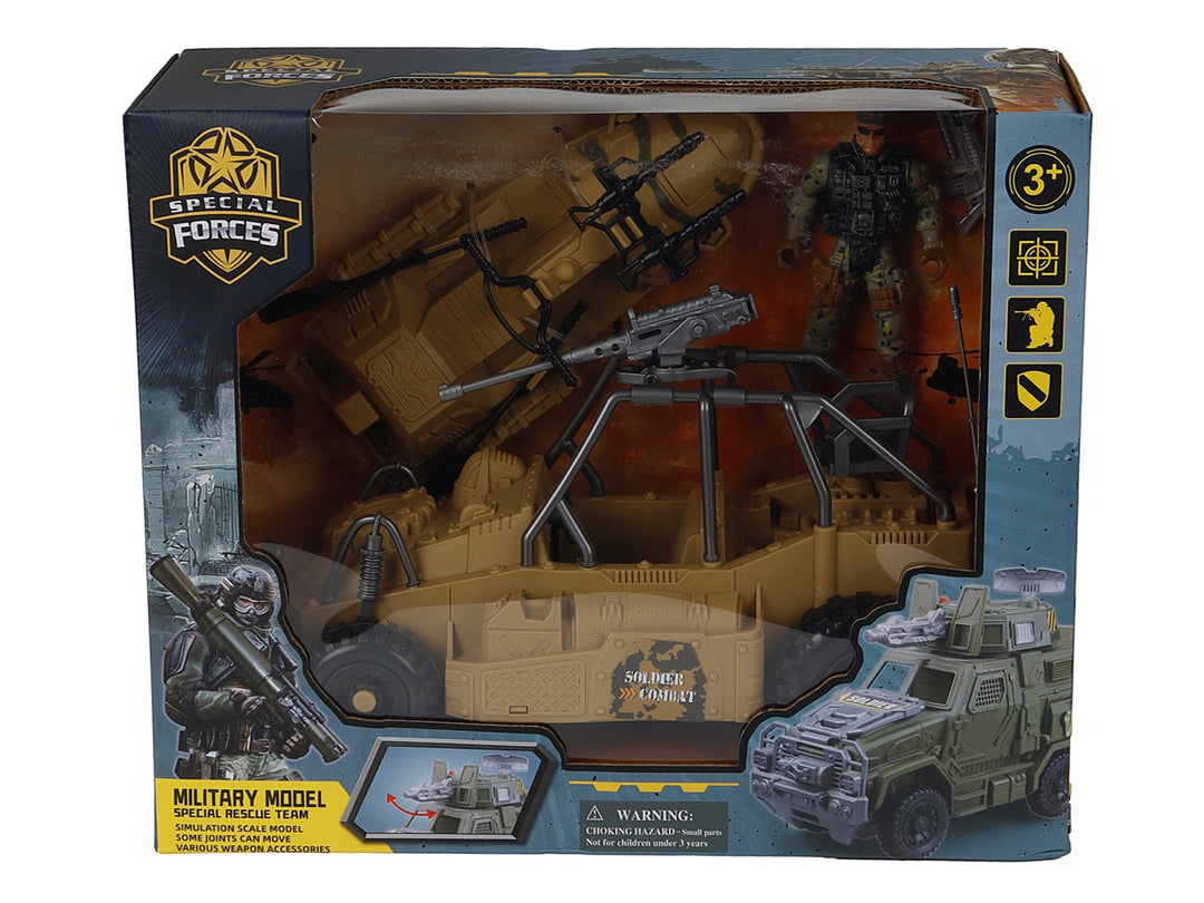 Kelder Toys Set de Soldados con Accesorios Multicolor para Nino