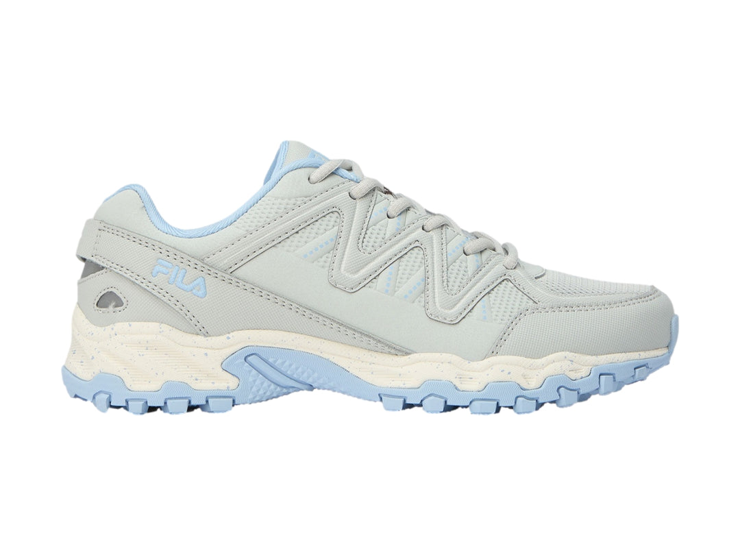 Tenis FILA Firetrail Evo Blanco y Azul para Niño