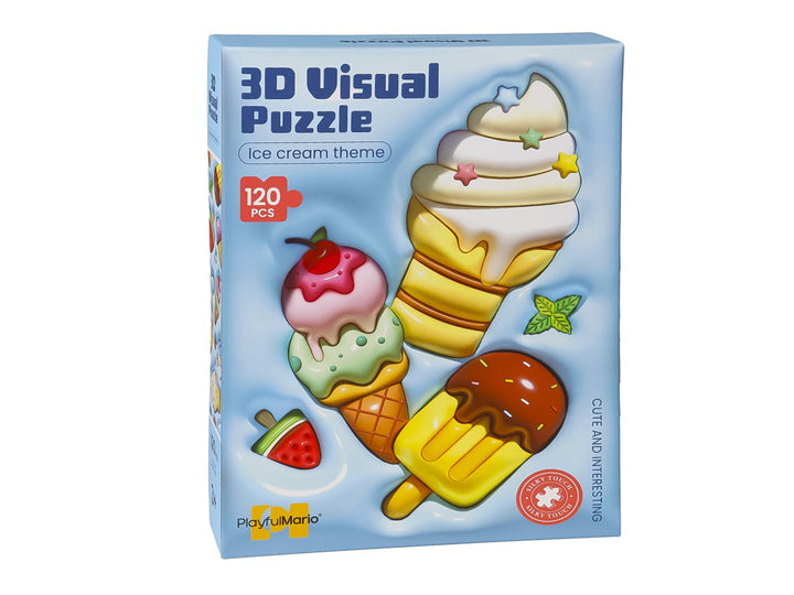 Rompecabezas de Helados Kelder Toys Multicolor para Nino