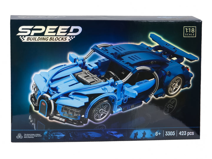 Carro de Bloques Bugatti Kelder Toys Azul para Nino