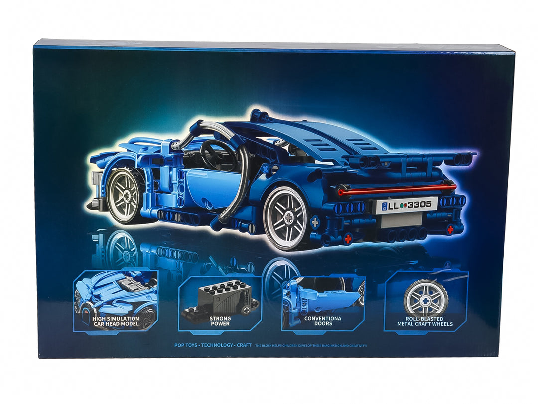 Carro de Bloques Bugatti Kelder Toys Azul para Nino
