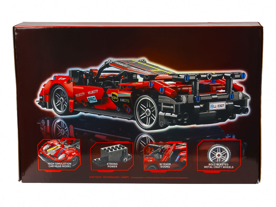 Carro de Bloques Ferrari Rojo Kelder Toys para Nino