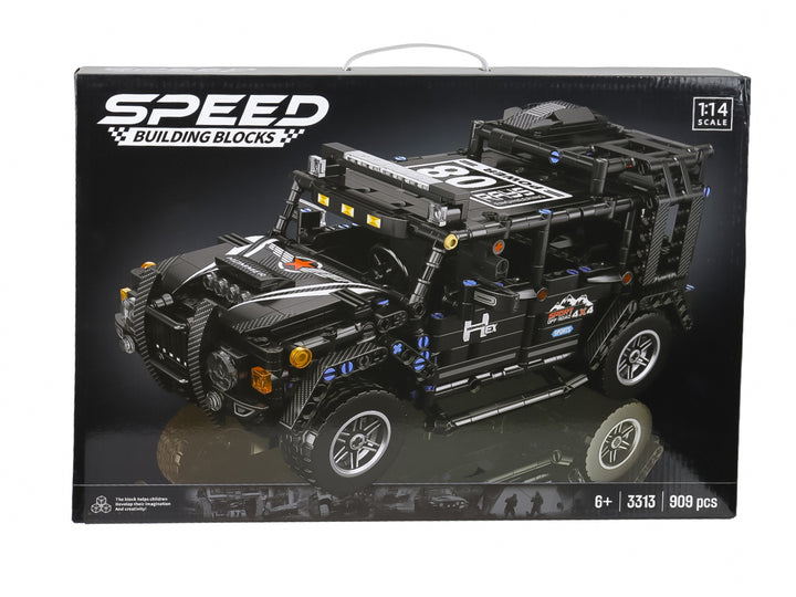 Carro de Bloques Bugatti Kelder Toys Negro Unisex