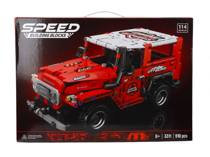 Carro de Bloques Kelder Toys Rojo para Nino