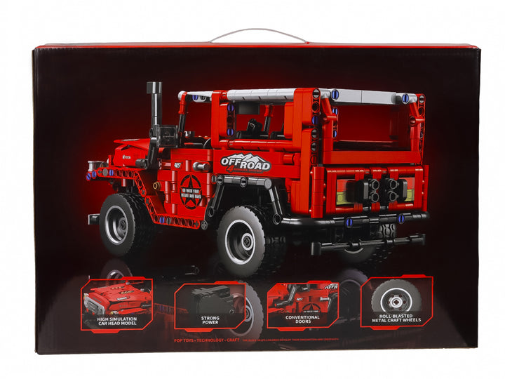 Carro de Bloques Kelder Toys Rojo para Nino