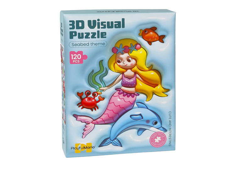 Rompecabezas Kelder Toys de Sirenitas Multicolor para Nina