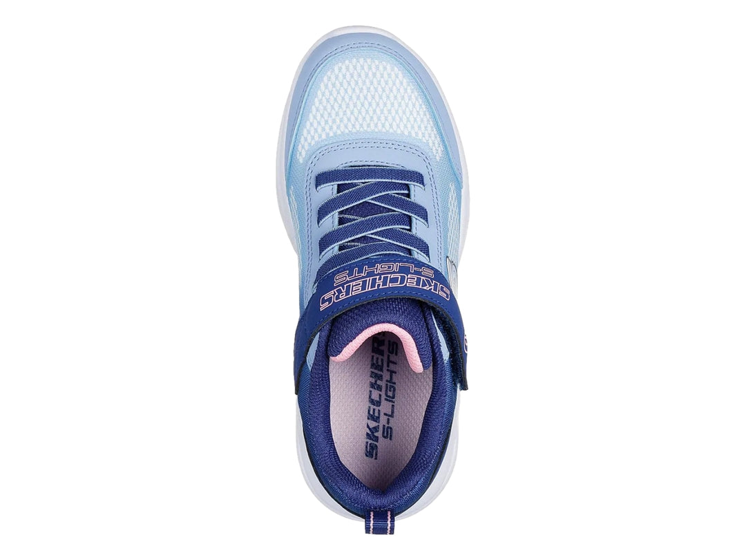 Tenis Skechers Sola Glow Azul para Niña