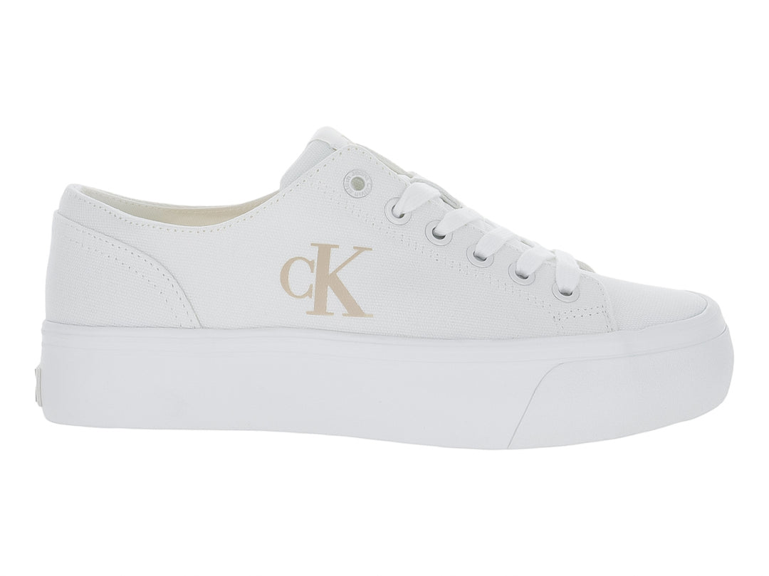 Tenis Calvin Klein Blancos de Plataforma para Mujer