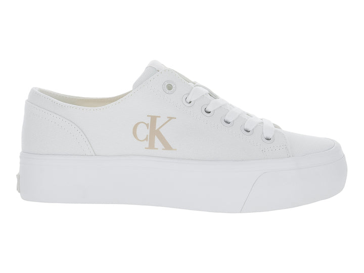 Tenis Calvin Klein Blancos de Plataforma para Mujer
