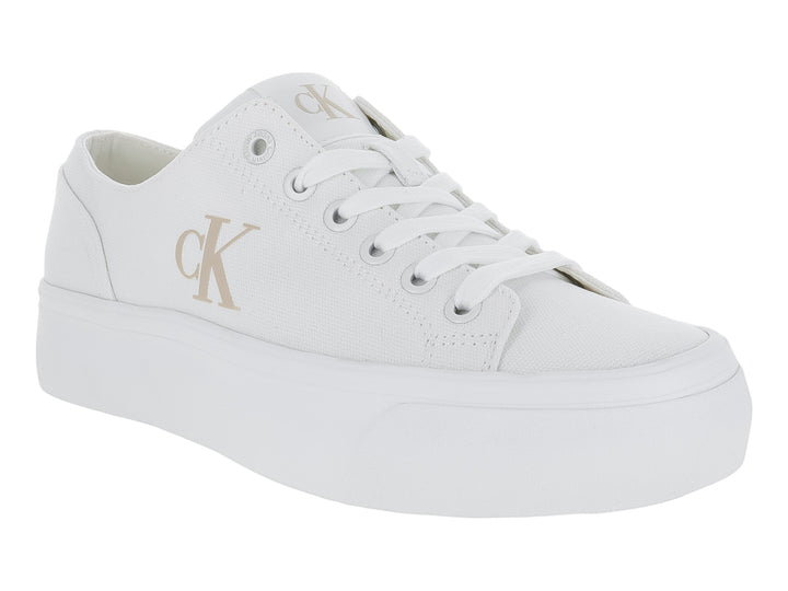 Tenis Calvin Klein Blancos de Plataforma para Mujer