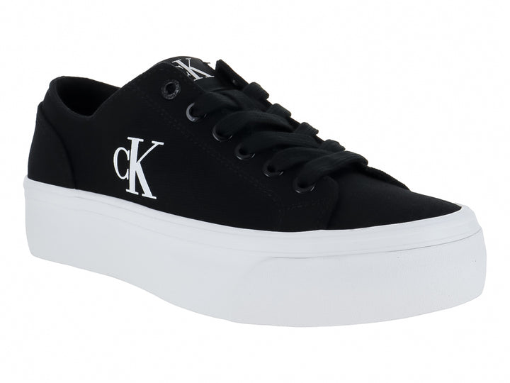 Tenis Calvin Klein Negros con Plataforma para Mujer