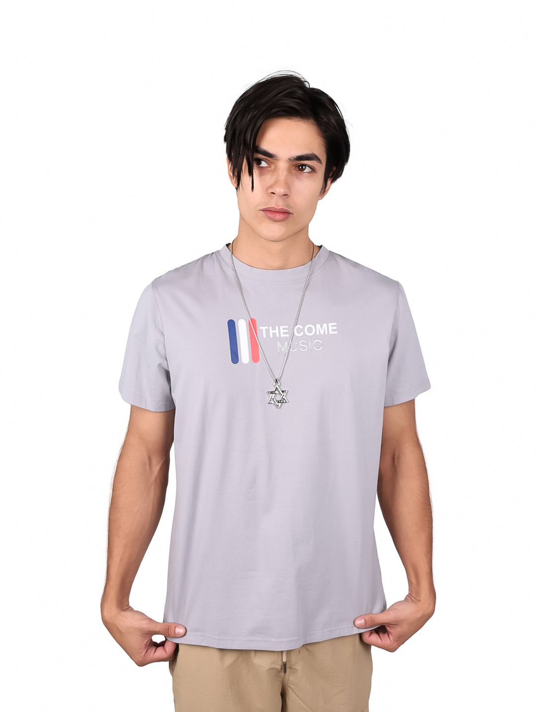 Playera NYD Jeans Gris para Hombre
